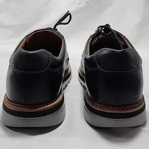 JOHNSTON & MURPHY STYLE BRAYDON PLAIN TOE MENS 9 BLACK NUBUCK NWOB ELEGANT Men main image 4